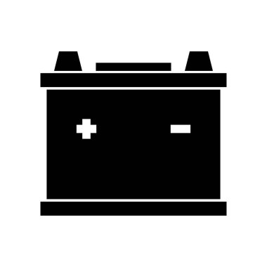 Batarya ikonu vektörü. pil vektörü simgesi.