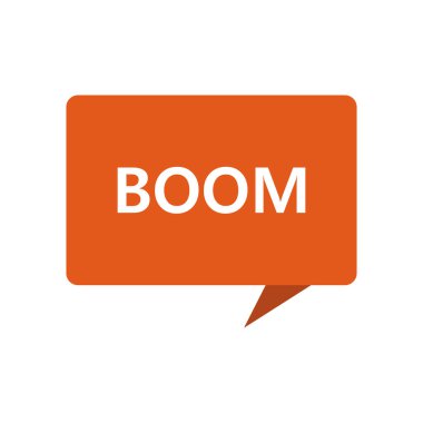 Konuşma balonu ikonu. düz dizayn