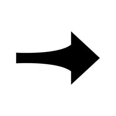 ok simgesi vektör illüstrasyonu