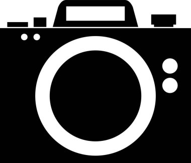 kamera fotoğraf ikonu. vektör illüstrasyonu