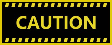 sarı üzerine siyah damga metni