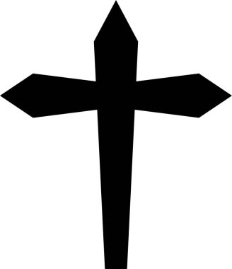 Hristiyan dini simgesi ana hatlarıyla kesişiyor