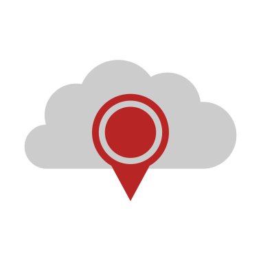 bulut hesaplama işaretleyici vektör illüstrasyon tasarımı