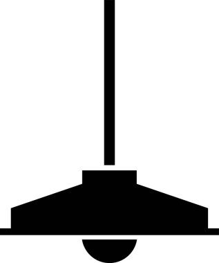 Tablo Lambası web simgesi, vektör illüstrasyonu