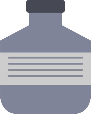 Şişe. Web simgesi basit illüstrasyon