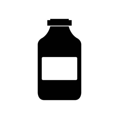 şişe vektör düz simge