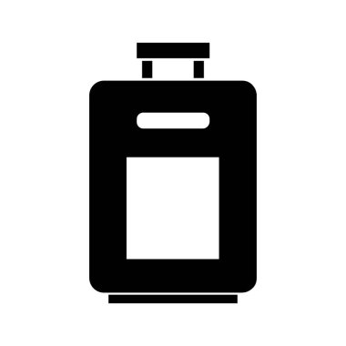 gaz tankı simgesi, vektör illüstrasyonu