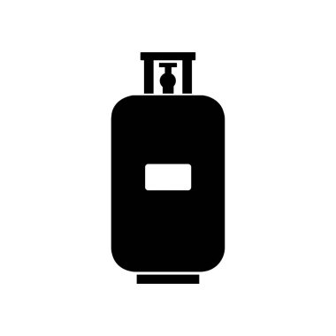 beyaz arkaplanda gaz vektör simgesi