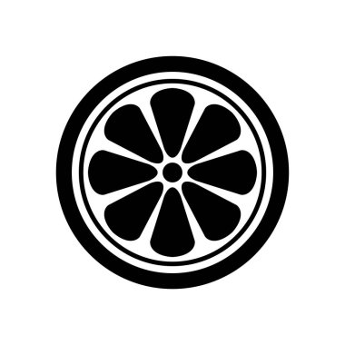 limon simgesi vektör illüstrasyonu