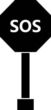 Sos simge vektör çizim