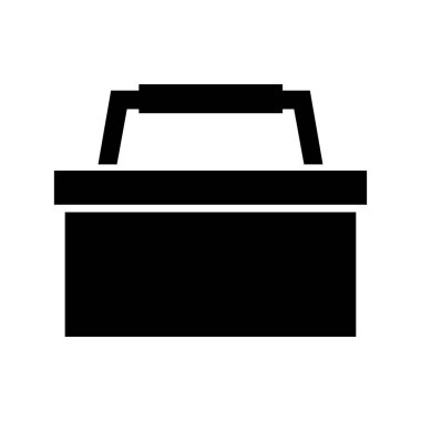 kutu vektör düz simgesi