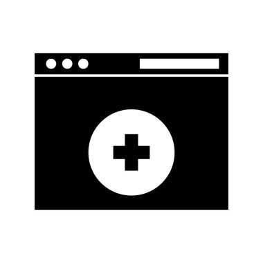 tıbbi vektör simgeleri düz simgeler