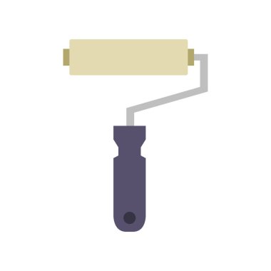 boyama aracı simgesi düz izole vektör