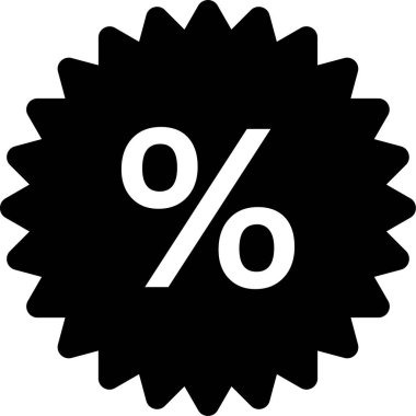 Taslak biçiminde indirimli etiket simgesi