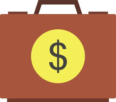 çanta simgesi düz biçimli