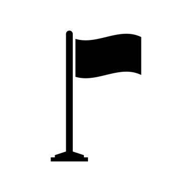 bayrak vektör düz simgesi