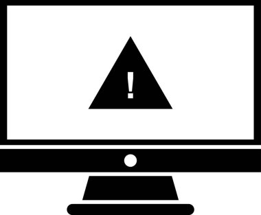 Dizüstü bilgisayar simgesi vektör çizimi