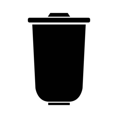 Çöp simgesi, vektör çizimi