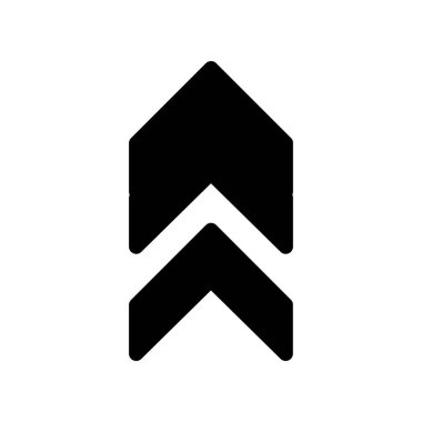 ok simgesi, basit vektör illüstrasyonu