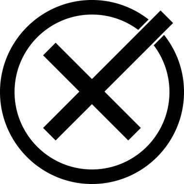 çapraz simge vektör resimleme arkaplanı