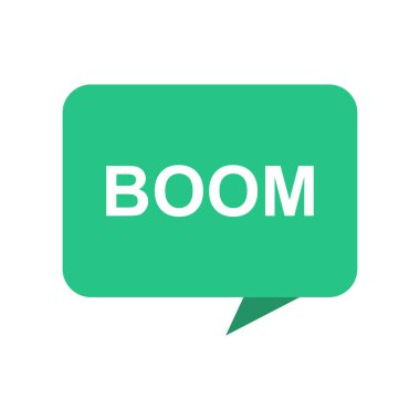 konuşma kabarcığı vektör çizimi