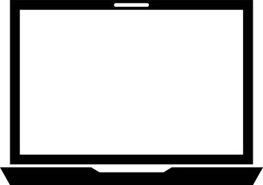 Boş ekranlı tablet bilgisayar. vektör illüstrasyonu.