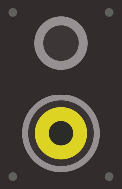 Modern b 'nin vektör illüstrasyonu simge müziğinden yoksun