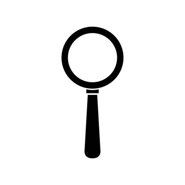 büyütme cam vektör simgesi