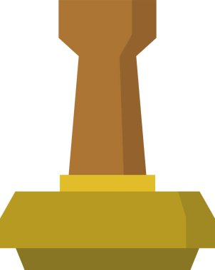 Çizgi film satranç taşının vektör çizimi