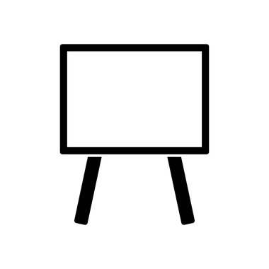 boş ilan panosu simgesi, vektör, illüstrasyon