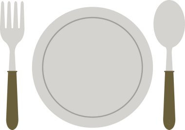 Bir tablo ayarının vektör illüstrasyonu