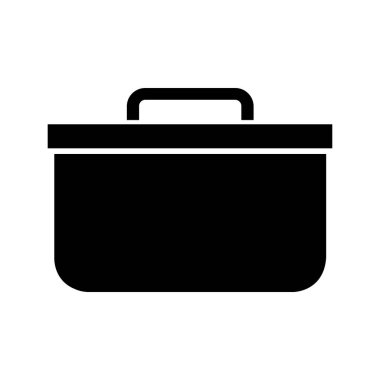 pişirme vektörü düz simgesi