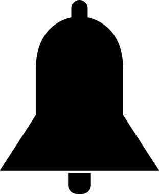 Çan simgesi vektör illüstrasyonu