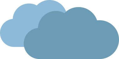 vektör Bulut simgesi illüstrasyonu