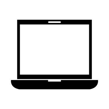 dizüstü bilgisayar teknolojisi beyaz arkaplanda izole edildi