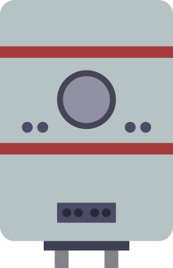 Robot simgesi. düz tasarım