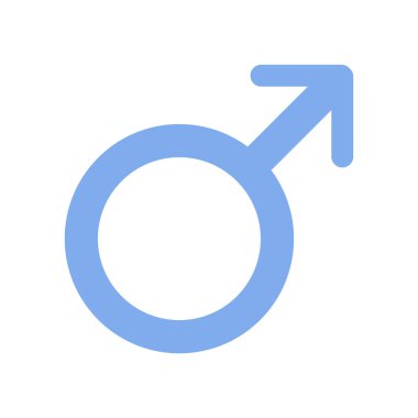cinsiyet işareti vektör çizgisi simgesi