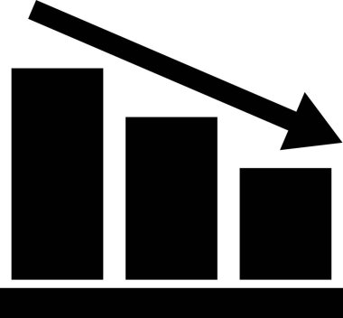 iş grafiği vektör simgesi