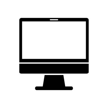 bilgisayar ekranı simgesi, vektör illüstrasyonu