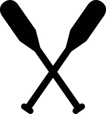 Kano kano küreği simgesi taslak biçiminde