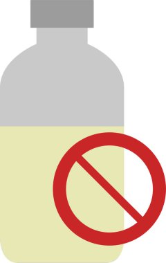 şişe simgesi vektör illüstrasyonu