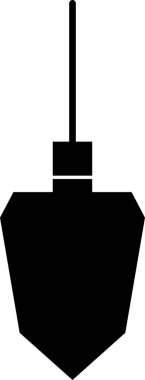 bir tekne simgesi, vektör rengi çizimi