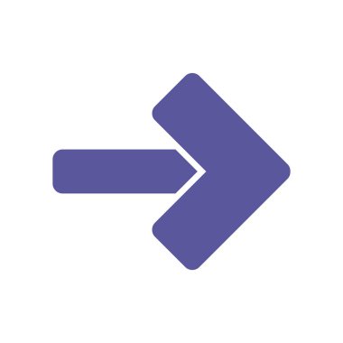 ok vektörü renk çizgisi simgesi