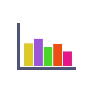 çubuk grafik çizelgesi simgesi dış hat biçiminde