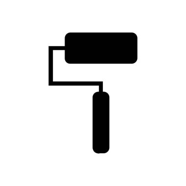 Şeffaf bir arkaplanda fırça vektör çizimi. Birinci kalite semboller. Konsept ve grafik tasarım için vuruş simgesi.