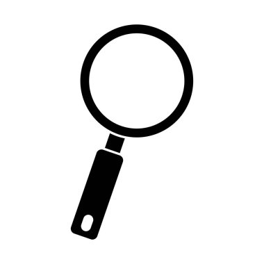 büyüteç simgesini tıklatın. vektör