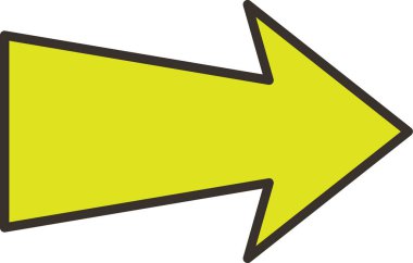 ok simgesi vektör illüstrasyonu