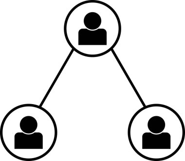 iş simgesi vektör illüstrasyonu