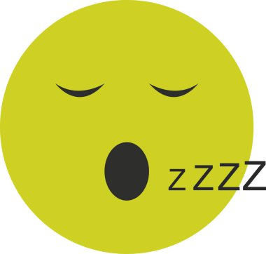 uyuyan emoji simgesi