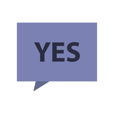 evet vektör sembol de